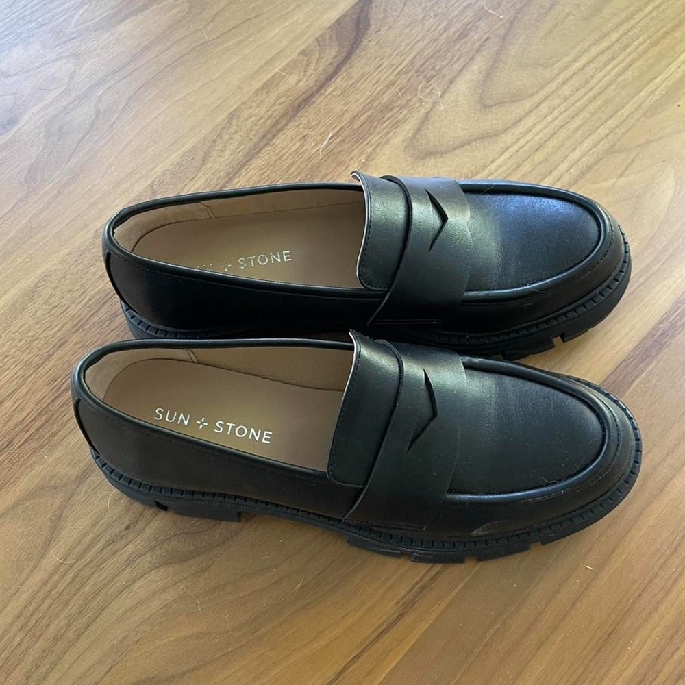 Sun + Stone loafers